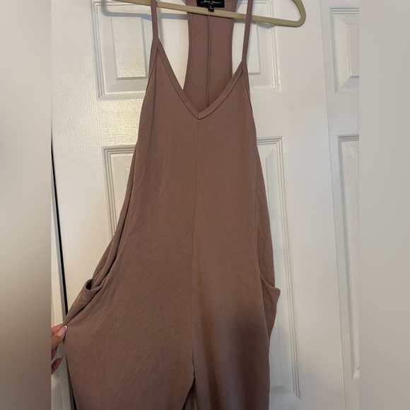 Soft Comfy Lounge Jumpsuit Cropped, Slouchy, Baggy, Maternity, Pant Romper Sz S - Picture 5 of 6